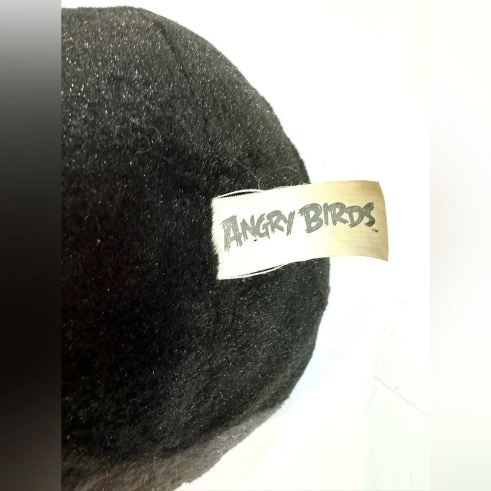 Angry Birds BOMB Plush Toy 10” 2010 Commonwealth Black Bird WITH SOUND!
